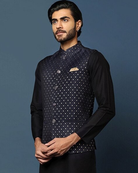 Ajio nehru sale jacket