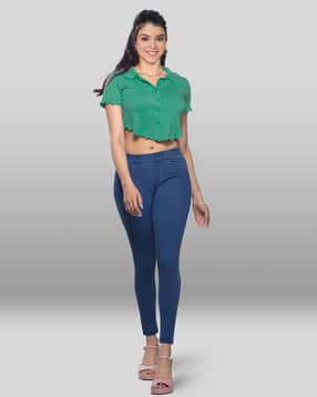 lyra Washed Jeggings with Insert Pockets-picture-6