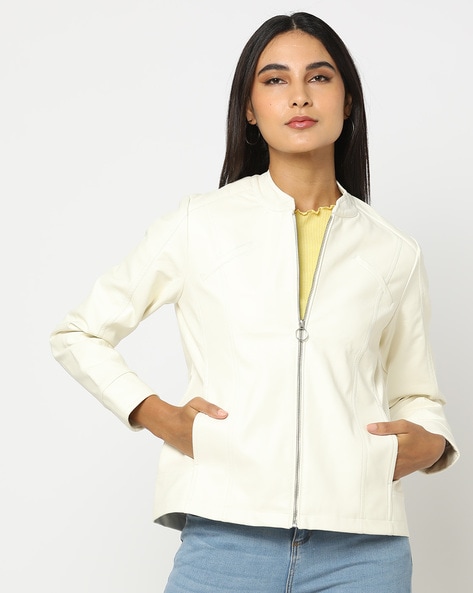 Buy Beige Jackets & Coats for Women by Fig Online