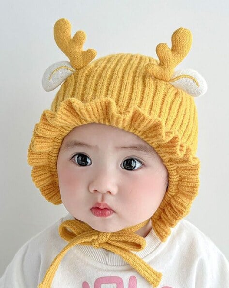 Baby woolen hot sale caps online