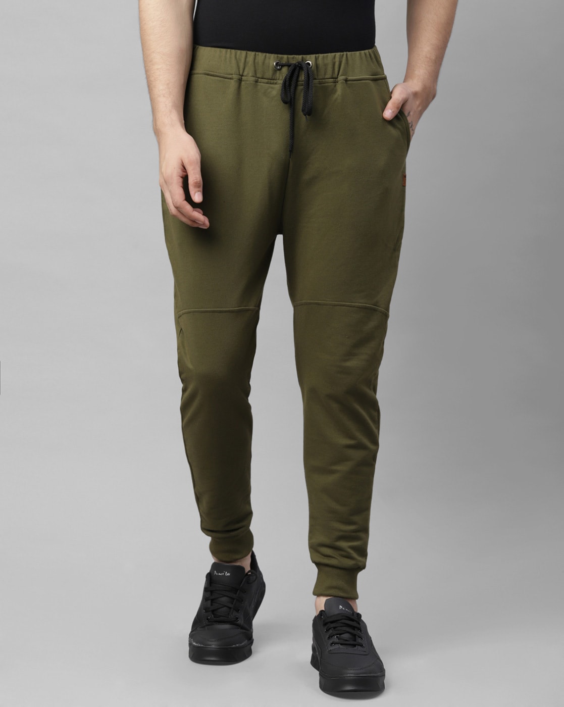 Buy Olive Green Track Pants for Men by RIGO Online