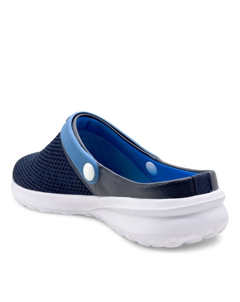 CROCS Bayaband Clog 205089-4CC Slip In Sandals Water Shoes Navy Red White  M9/W11 | Water shoes, Strap heels, Shoes