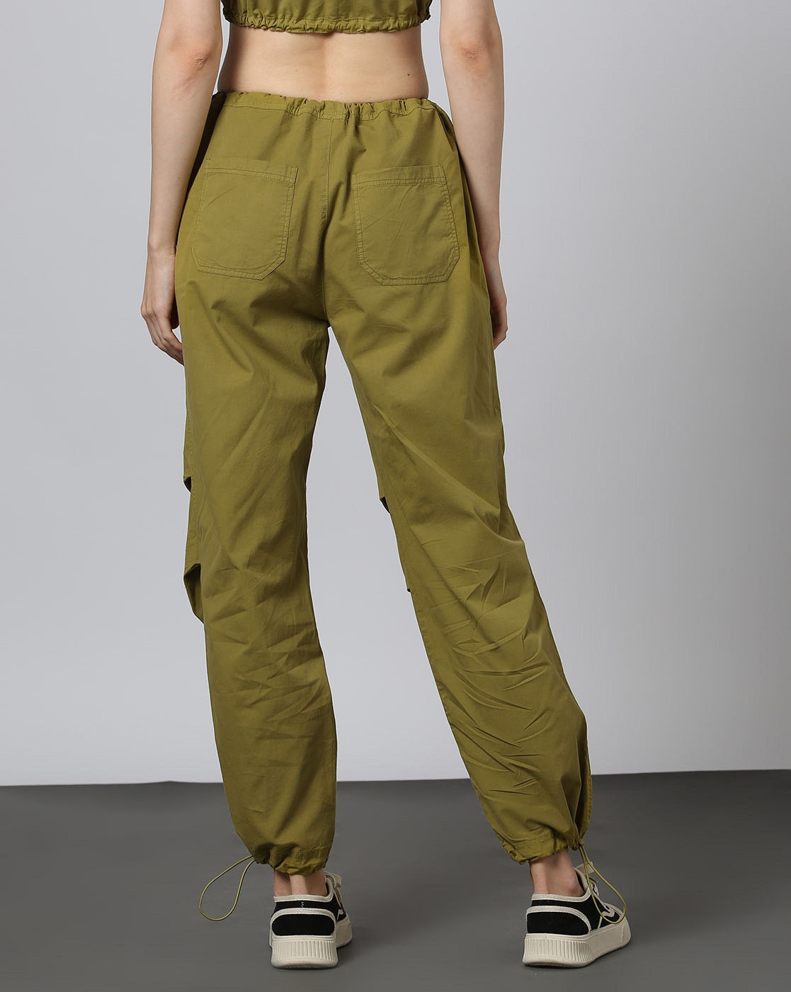 Buy Green Trousers & Pants for Women by Outryt Online