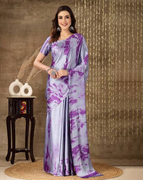 Lavender Saree Meesho | 3d-mon.com