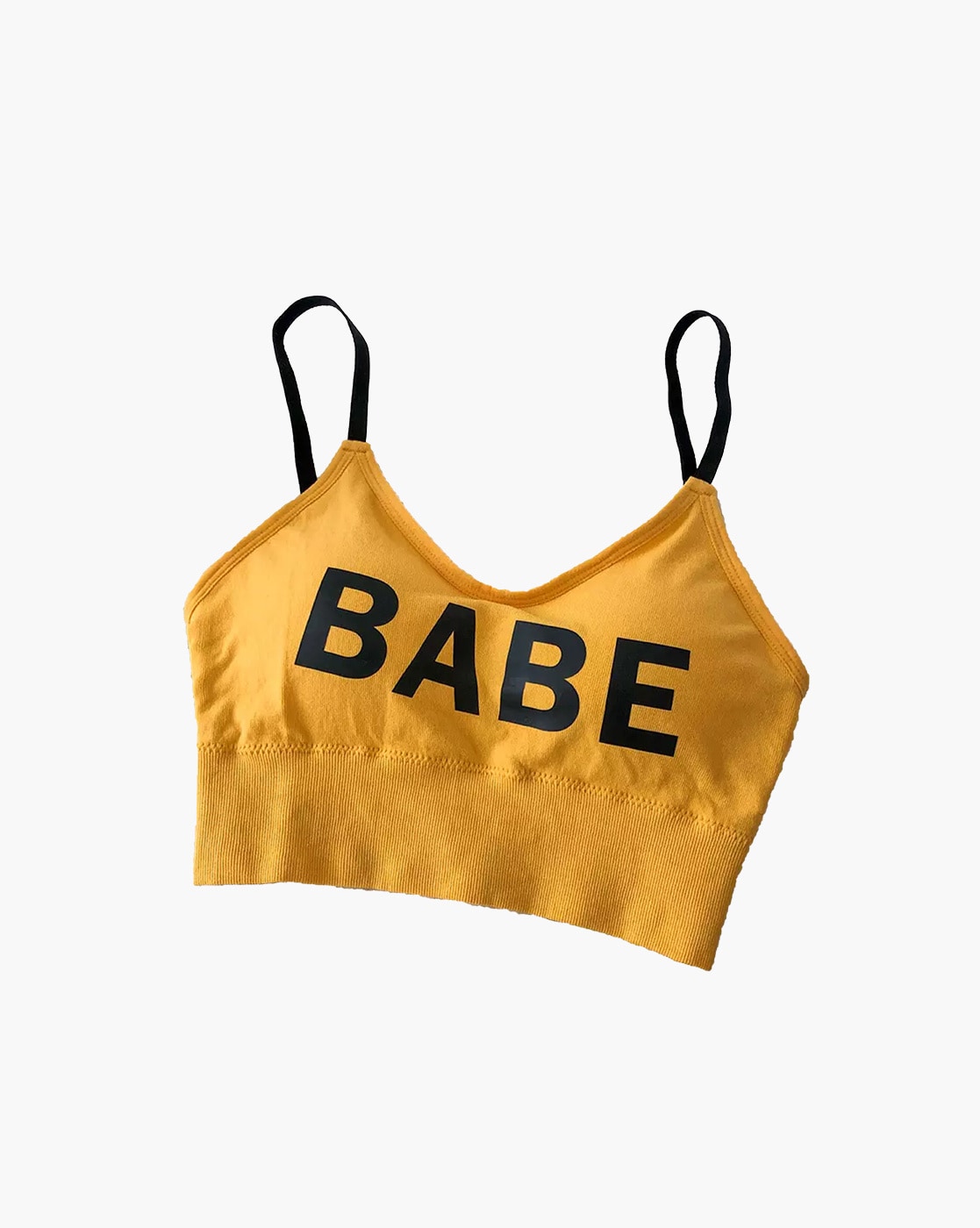Mustard Yellow Polka Dots Sports Bra - Buy Sports Bras Online at Best Price  Range in India by Antherr – ANTHERR