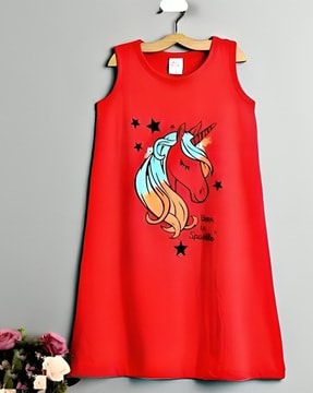 Red 2024 unicorn dress