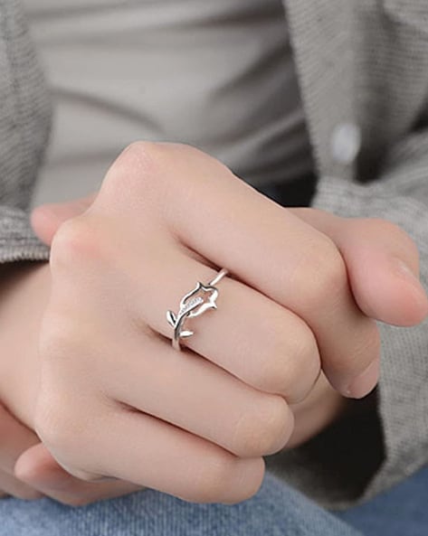Sterling Silver Ring - Infinity Heart Ring