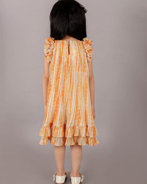 Buy Reliable Viscose Rayon Ruffle Dress For Girls Online In India At  Discounted Prices