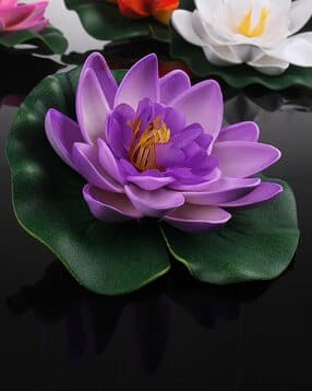 homesake Set of 6 Artificial Floating Lotus Flowers-picture-32