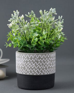 Buy Grey & White Gardening & Planters for Home & Kitchen by Tayhaa