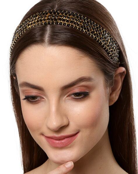 Buy Gold Hair Accessories for Women by Karatcart Online