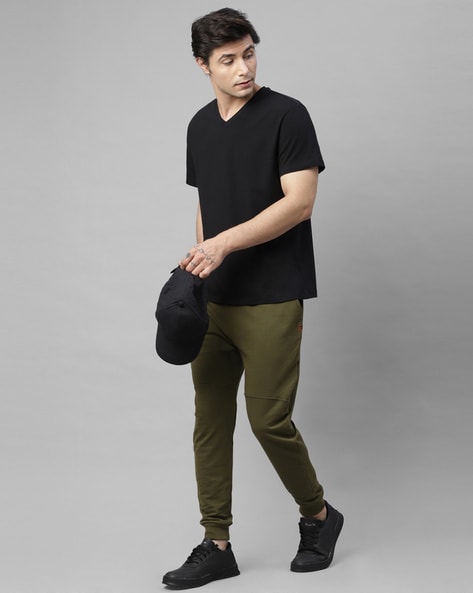 Buy Olive Green Track Pants for Men by RIGO Online | Ajio.com
