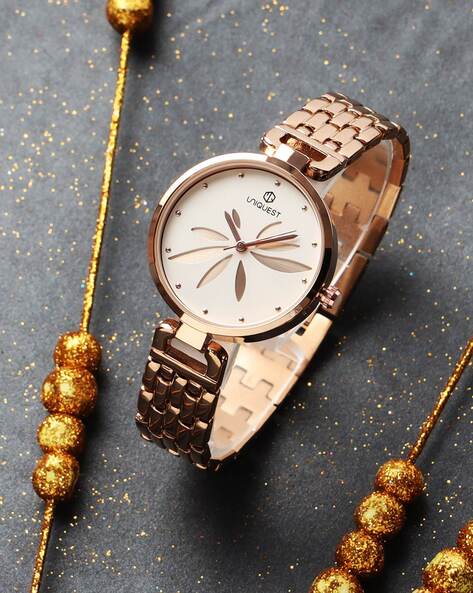 Buy Rose Gold Toned Watches for Women by Uniquest Online Ajio