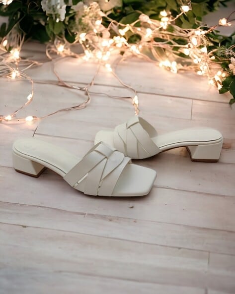 Women Strappy Chunky Heeled Sandals