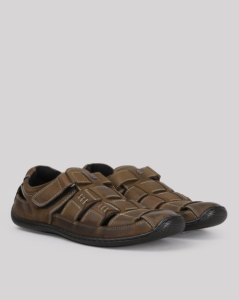 Buckaroo men's leather store sandals