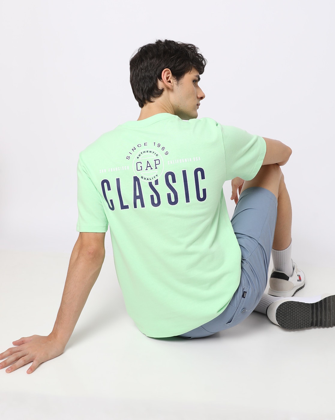 Mint green california top t shirt