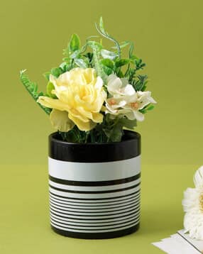 Spiral Print Ceramic Planter-image-19