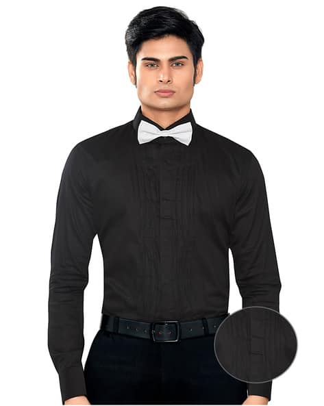 Buy Black Shirts for Men by GLOBALRANG Online