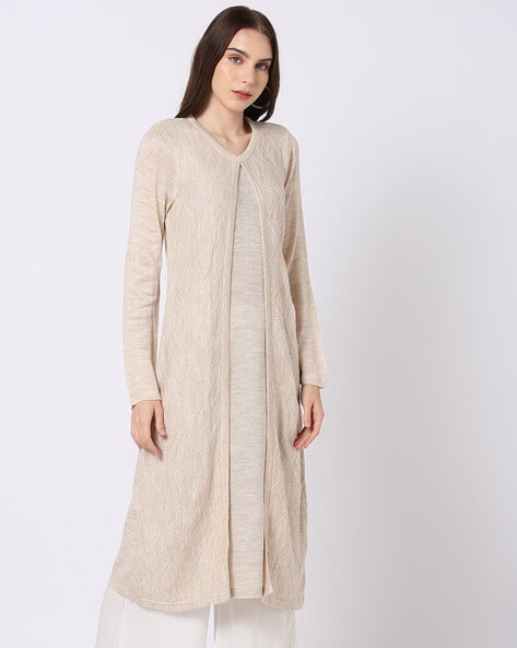 Buy AVAASA MIX N' MATCH Woolen A-line Winter Kurta wi Online
