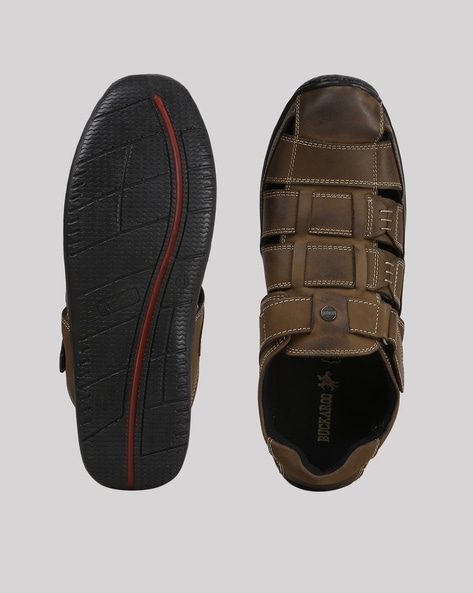 Buckaroo Safari Black Men Leather Sandals at Rs 2695/pair in Mumbai | ID:  2850495122855