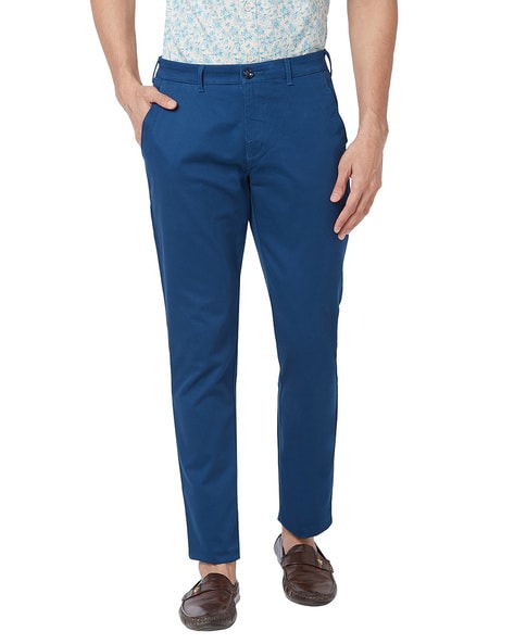 Buy ColorPlus Black Tailored Fit Trousers for Mens Online @ Tata CLiQ-totobed.com.vn