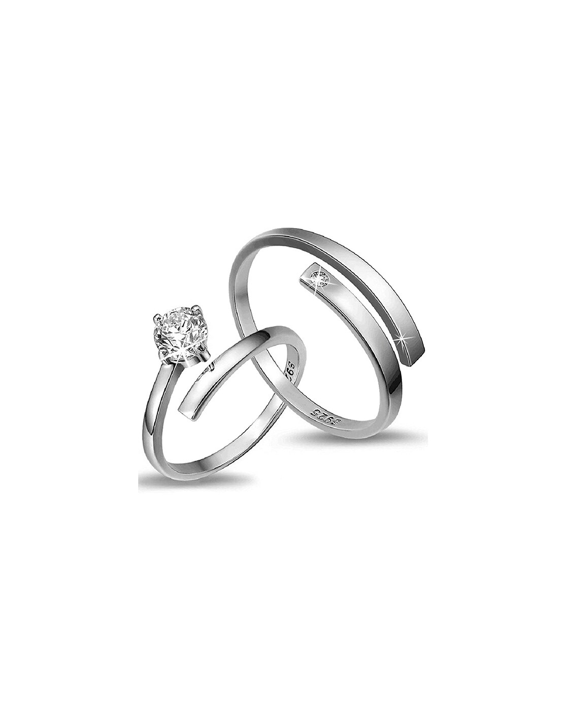 Buy Gold & Silver Rings for Women by Pinapes Online | Ajio.com