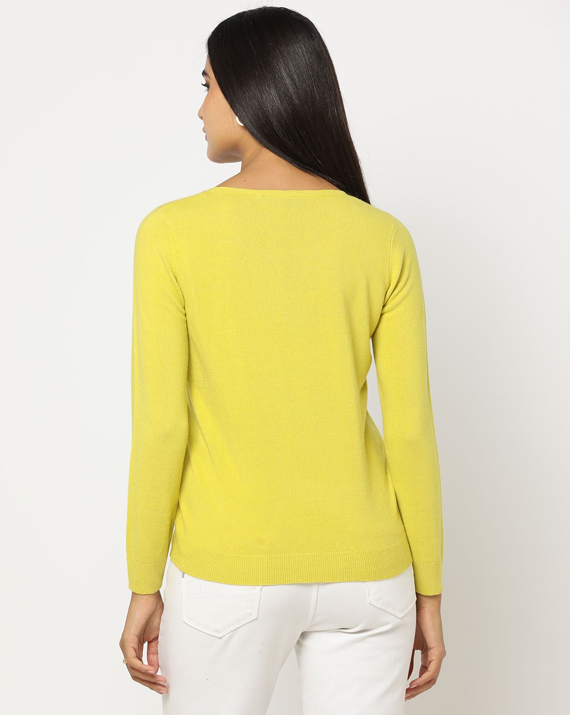 Buy Lime Green Sweaters Cardigans for Women by Fig Online Ajio