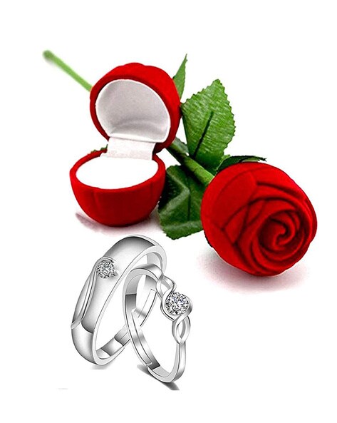 Platinum Plated Ring Princess | Rings Prince Princess | Couple Prince  Princess - 1 - Aliexpress