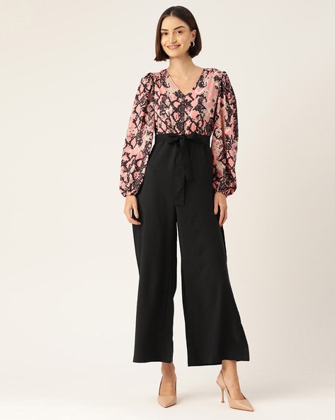 The Empower High Waisted V-Neck Jumpsuit - Wildfang