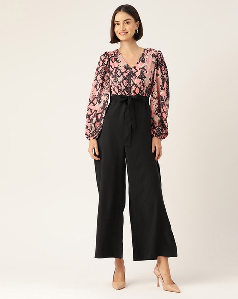 Black Wide Leg Trousers With Elasticated Waist – AX Paris