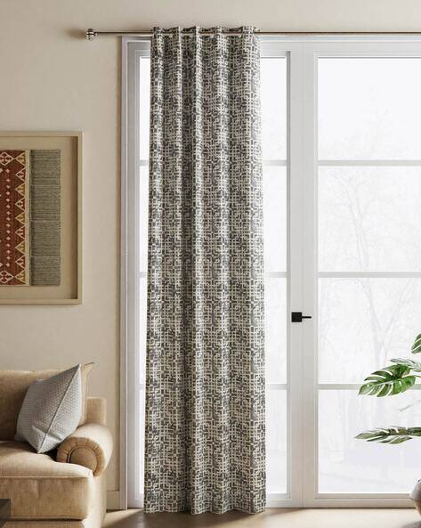 BIANCA Jacquard Blackout Eyelet Door Curtain