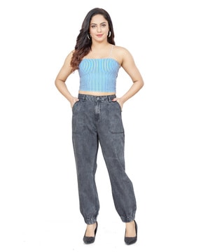 Best Offers on Denim joggers for women upto 20-71% off - Limited