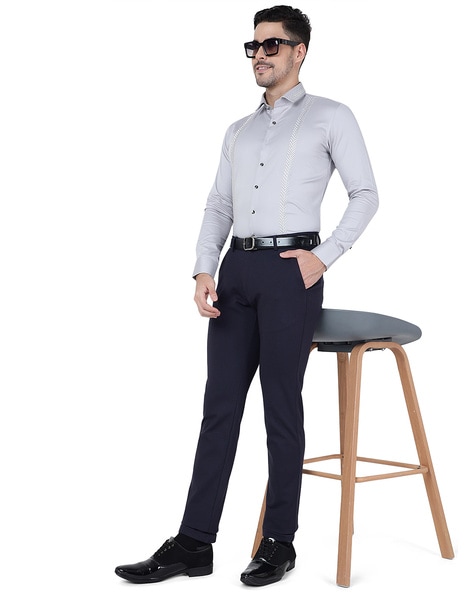 Zip Fly And Button Trousers - Buy Zip Fly And Button Trousers online in  India