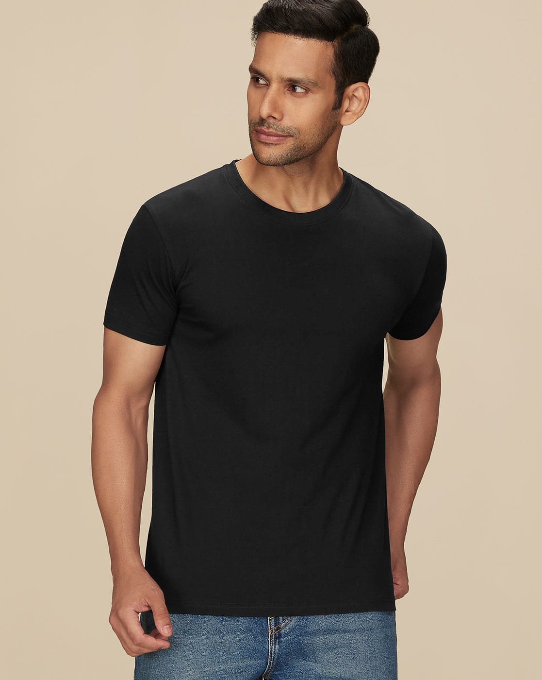 Buy XYXX Pack of 2 Crew-Neck Cotton T-Shirts Online | Ajio.com