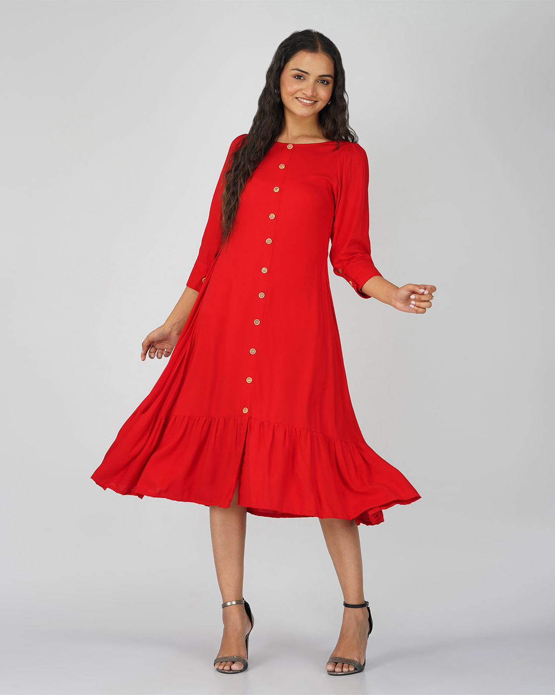 Buy Red Dresses for Women by PASTEL SHADES Online Ajio