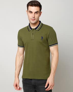 u.s. polo assn. Slim Fit Polo T-Shirt with Contrast Tipping-picture-28
