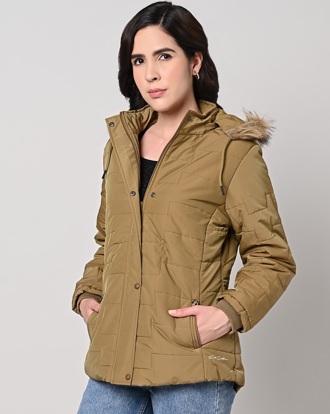 Buy White Jackets & Coats for Women by Well Quality Online | Ajio.com