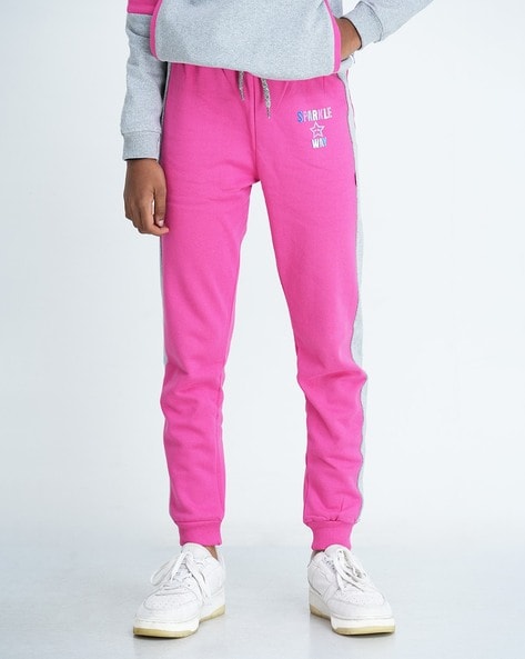 Buy Black Track Pants for Girls by MAX Online