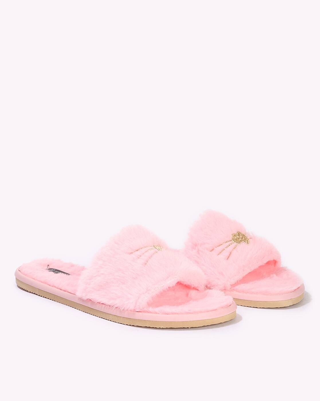 Buy Pink Flip Flop \u0026 Slippers for Women by YOUSTA Online | Ajio.com