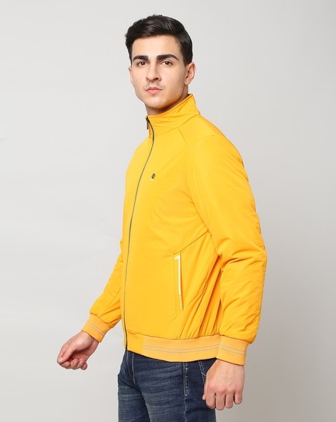 Mens mustard hotsell bomber jacket