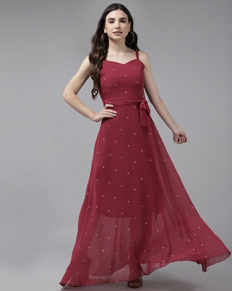 Beautiful clearance maroon dresses