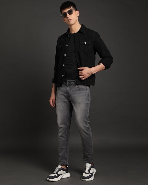 Spykar Light-Wash Slim Fit Low-Rise Jeans