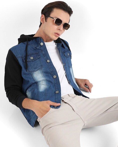 Buy Blue Jackets Coats for Men by Campus Sutra Online Ajio