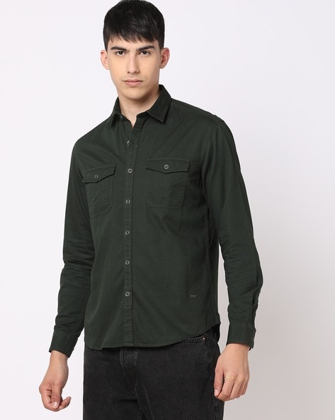 Men's Wrangler® Epic Soft™ Stretch Twill Shirt | Men's SHIRTS | Wrangler® |  Twill shirt, Mens outdoor pants, Mens workwear