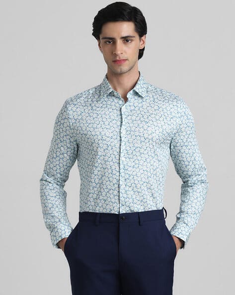 Jack & Jones Floral Print Slim Fit Shirt