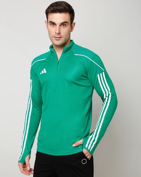 Adidas green outlet polo