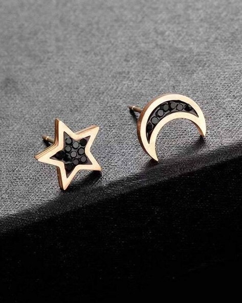 Antique gold moon earrings – Lulu's Designs Jewelry