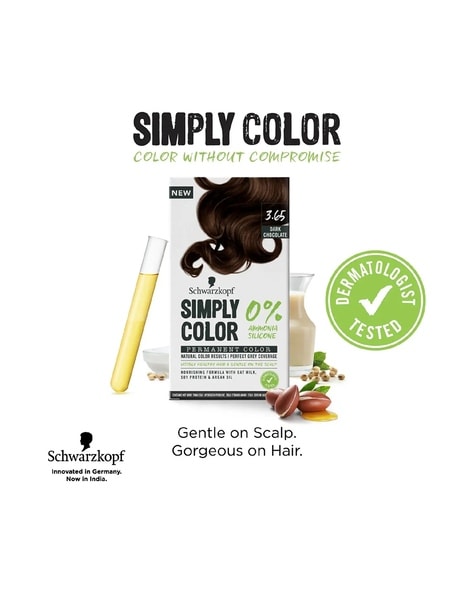 Schwarzkopf Simply Colour 1.0 Natural Black Permanent Colour Each