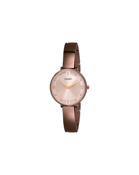 Buy Rose Gold Toned Watches for Men by GEMINI Online Ajio