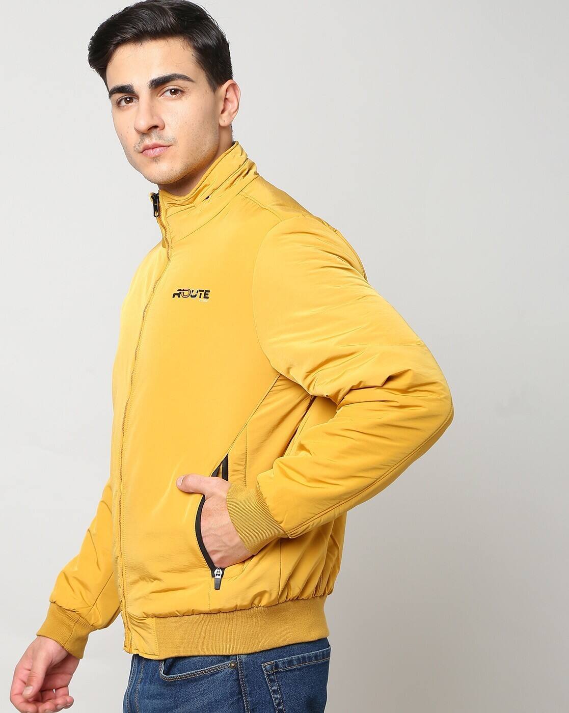 Buy Yellow Jackets & Coats for Men by Fort Collins Online | Ajio.com